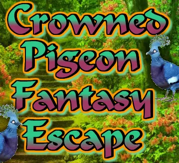 Crowned Pigeon fantasy Escape logo