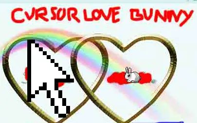 Cursor Love Bunny logo
