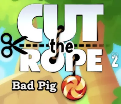 Cut the Rope 2 Bad Pig logo