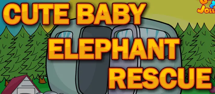 Cute Baby Elephant Rescue logo