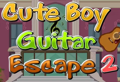 Cute Boy Guitar Escape 2 logo