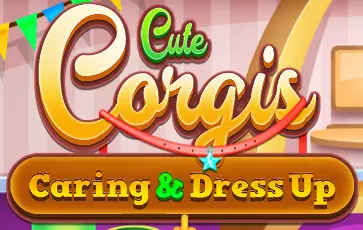 Cute Corgis Caring & Dress Up logo
