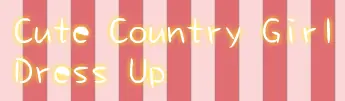 Cute Country Girl Dress Up logo