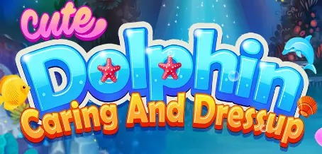 Cute Dolphin: Caring And Dressup logo