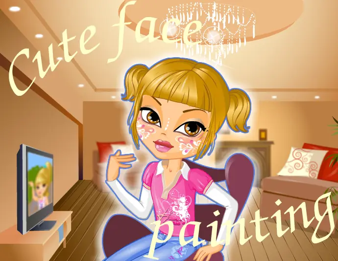 Cute Face Painting logo