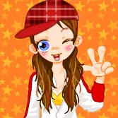 Cute Girl Goes To School logo