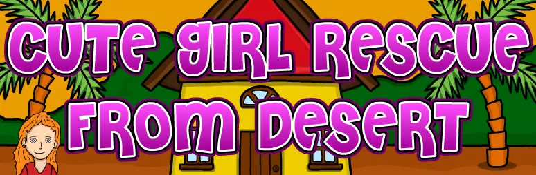 Cute Girl Rescue From Desert logo