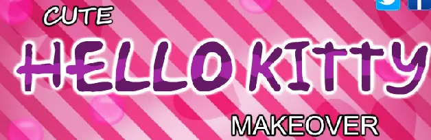 Cute Hello Kitty Makeover logo