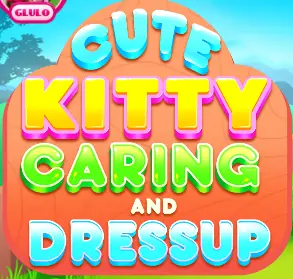 Cute Kitty Caring And Dressup logo