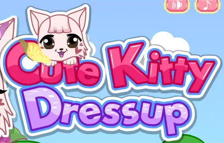 Cute Kitty Dressup logo