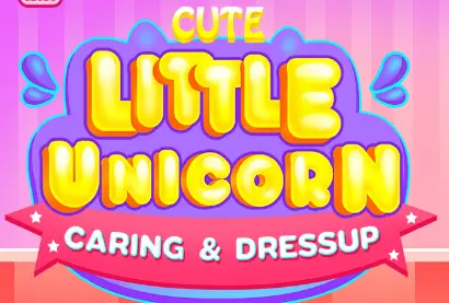 Cute Little Unicorn Caring & Dressup logo