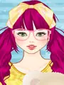 Cute Pajama Make Over Game logo
