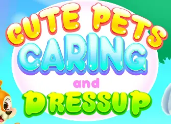 Cute Pets Caring And Dressup logo
