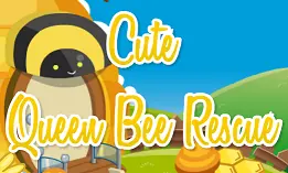 Cute Queen Bee Rescue logo