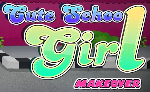 Cute School Girl Makeover logo