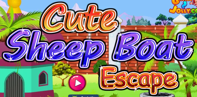 Cute Sheep Boat Escape logo