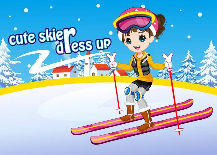 Cute Skier Dress Up logo