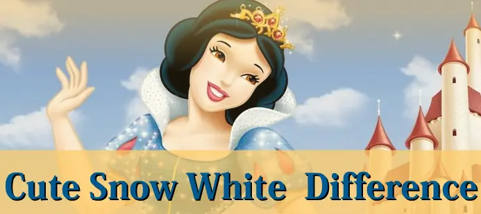 Cute Snow White Difference logo