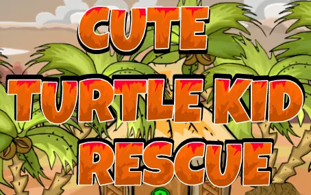 Cute Turtle Kid Rescue logo