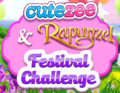 CuteZee & Rapunzel Festival Challenge logo