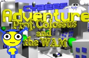 Cybees Adventure: Prof. Colossus and the WAM logo