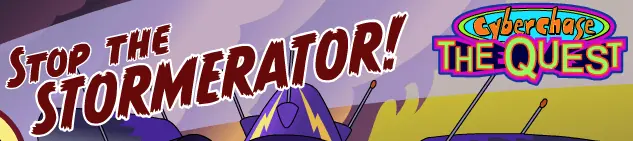Cyberchase: The Quest 4: Stop the Stormerator logo