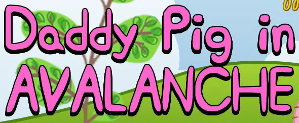 Daddy Pig in Avalanche logo