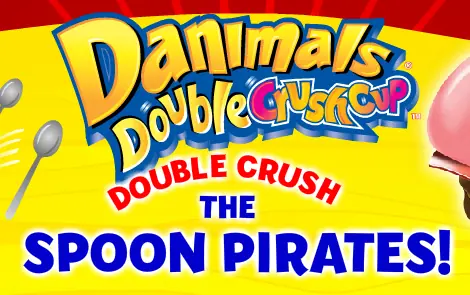 Danimals Double Crush Cup: Double Crush the Spoon Pirates logo