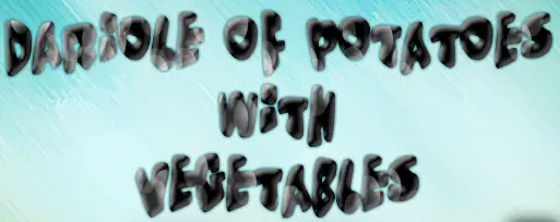 Dariole of Potatoes with Vegetables logo