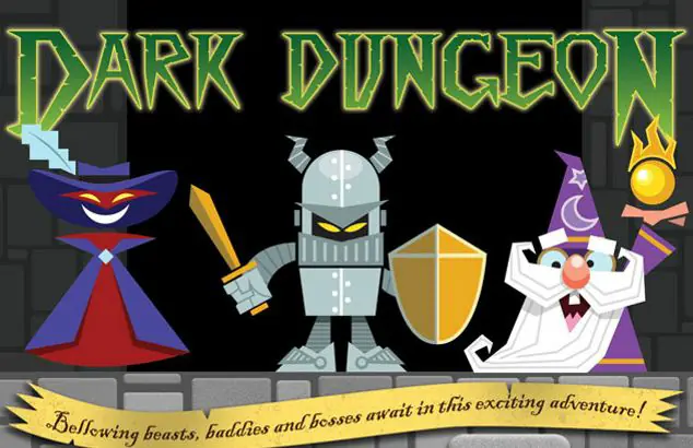Dark Dungeon (Boys' Life) logo