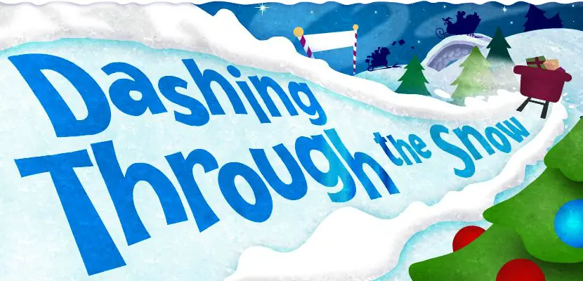 Dashing Through the Snow logo