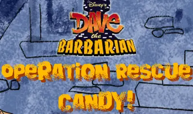 Dave The Barbarian: Operation Rescue Candy! logo