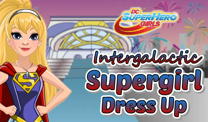 DC Super Hero Girls Intergalactic Supergirl Dress Up logo