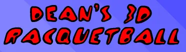 Dean's 3D Racquetball logo