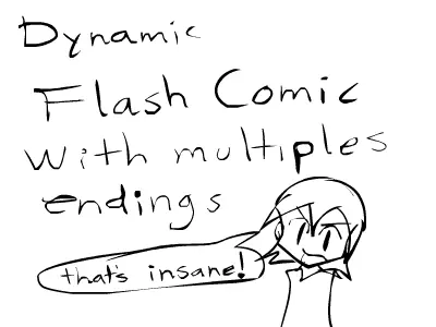 Decisions Issue 1: Dynamic FLASH Comic With multiples endings logo