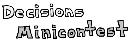 Decisions Minicontest logo