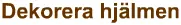 Dekorera hjälmen logo