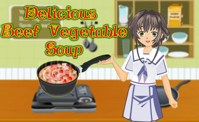 Delicious Beef Vegetable Soup logo