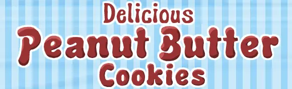 Delicious Peanut Butter Cookies logo