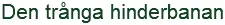 Den trånga hinderbanan logo