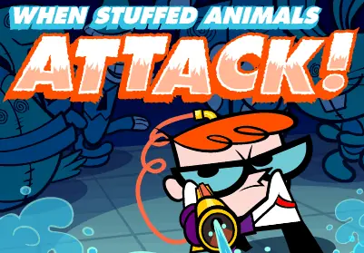 Dexter's Laboratory - When Stuffed Animals Attack! logo