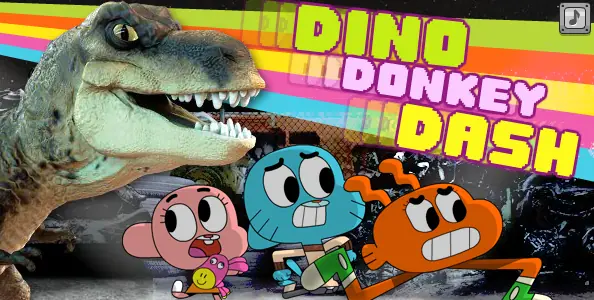 Dino Donkey Dash logo