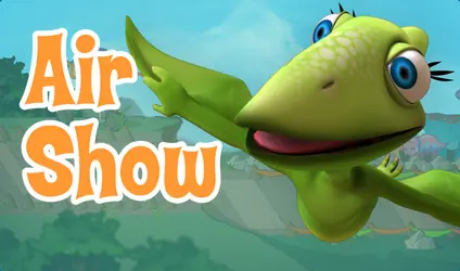 Dinosaur Train Air Show logo