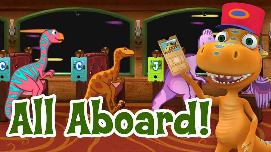 Dinosaur Train All Aboard logo