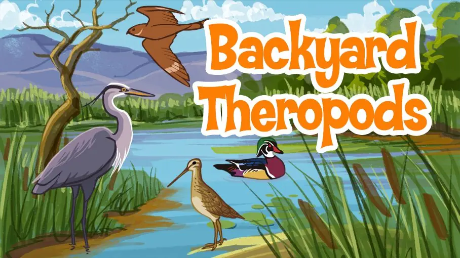 Dinosaur Train Backyard Theropods logo