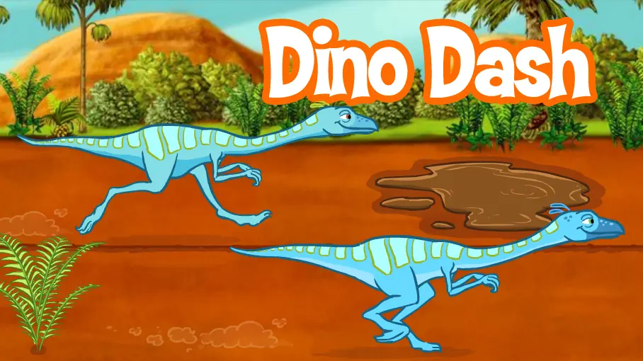 Dinosaur Train Dino Dash logo