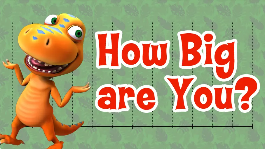 Dinosaur Train How Big are You? logo