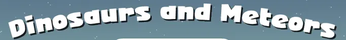 Dinosaurs and Meteors logo