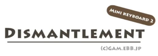 Dismantlement Mini keyboard 2 logo
