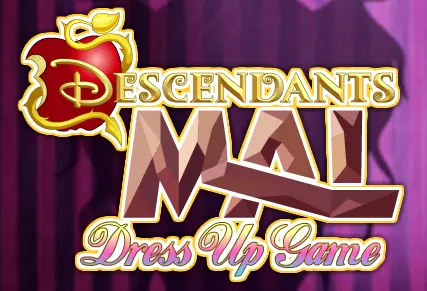 Disney Descendants Mal Dress Up Game logo
